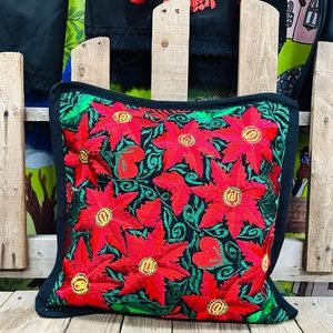 Mexican Floral Embroidered Pillow Covers